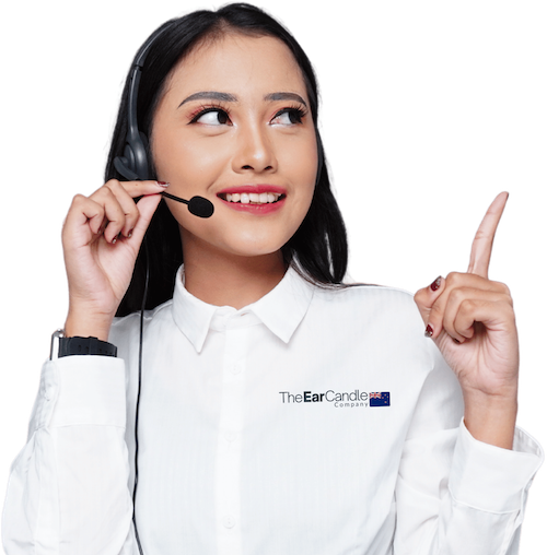 A member of the EarCandle Company New Zealand support team